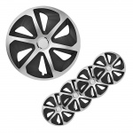 ProPlus Wheel Sides Roco silver/black 13 inch 4-Pack ProPlus Wheel Sides Roco silver/black 13 inch 4-Pack