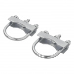 ProPlus Support Wheel Clamp U-Bracket Round 60/70mm 2-Pack ProPlus Support Wheel Clamp U-Bracket Round 60/70mm 2-Pack