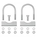 ProPlus Support Wheel Clamp U-Bracket Round 60/70mm 2-Pack ProPlus Support Wheel Clamp U-Bracket Round 60/70mm 2-Pack