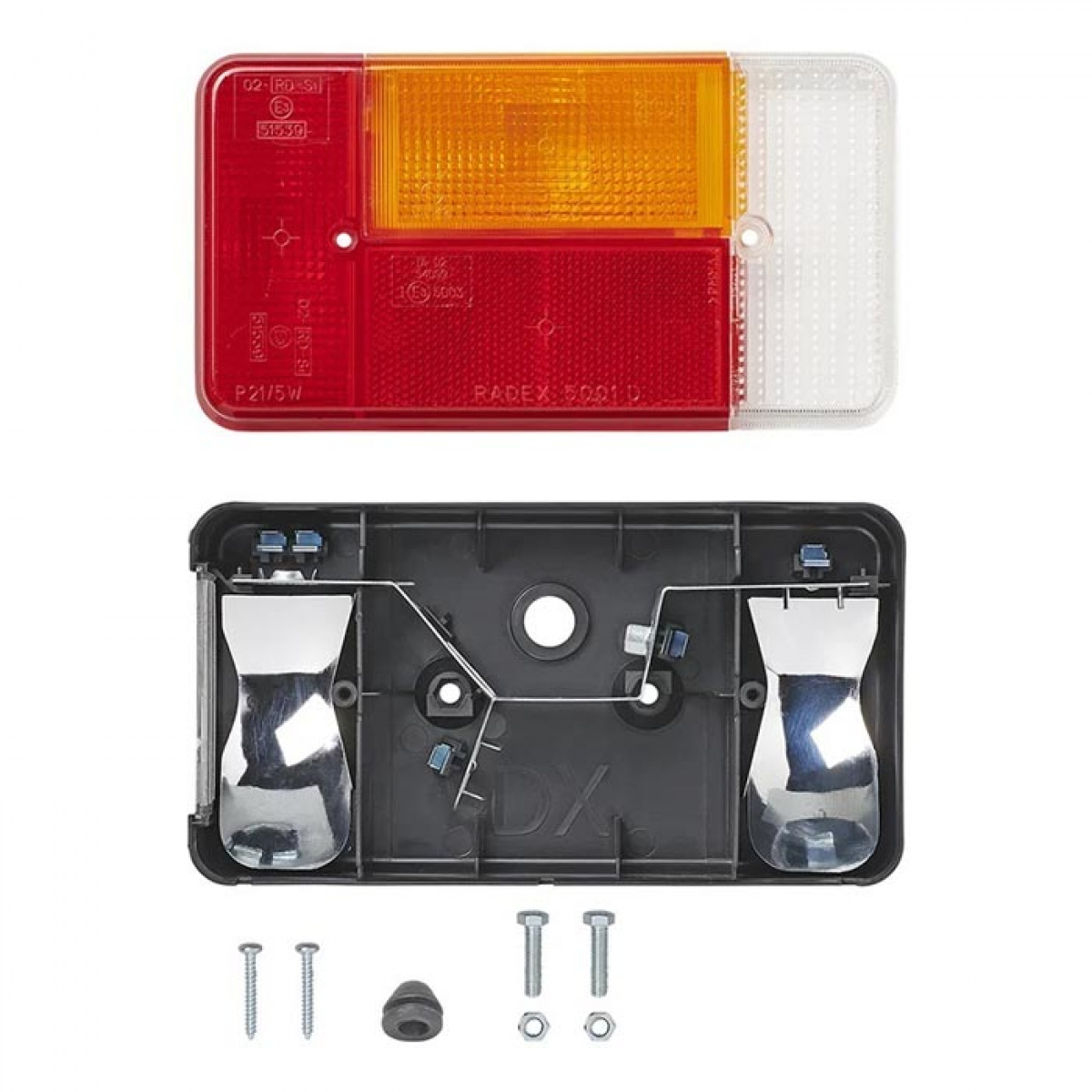 ProPlus Tail Light 5 Functions 194x104 mm Left in the group Caravan & Motorhome / Electronics / Traffic & Exterior lighting / Tail lights at Campingvaruhuset i Norden AB (78457)