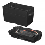 ProPlus Battery Box 35x18x20 cm 2xUSB outlets 1x 12V outlet - Voltmeter