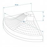 ProPlus Disk Rack For Corner ProPlus Disk Rack For Corner