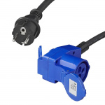 ProPlus Connection Cable 150cm 230V to CEE angled plug + 230V socket ProPlus Connection Cable 150cm 230V to CEE angled plug + 230V socket