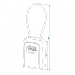 ProPlus Padlock with Code Wire ProPlus Padlock with Code Wire