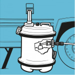 Aquaroll Clean Water Tank 40L beige