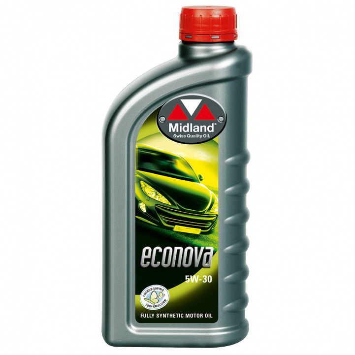Midland Motor Oil 1L Econova 5W-30 Euro 5 in the group Caravan & Motorhome / Body / Oils & accessories at Campingvaruhuset i Norden AB (78623)