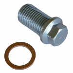 Lock screw oil pan with gasket. Mb Sprinter.