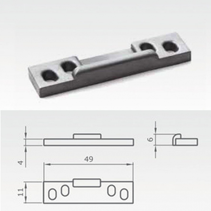 Counterpart Grey Plastic in the group Caravan & Motorhome / Locks & Fittings / Inv. Door & Hatch Lock at Campingvaruhuset i Norden AB (78680)