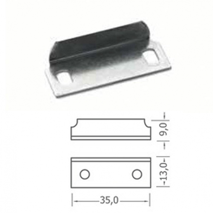 Counterpart Metal in the group Caravan & Motorhome / Locks & Fittings / Inv. Door & Hatch Lock at Campingvaruhuset i Norden AB (78681)