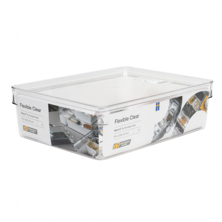 Storage box Flexible Clear 5L in the group Household & Kitchen / Kitchen accessories / Food & Pantry Storage at Campmarket (78913)
