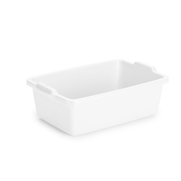 Dish basin 9L White in the group Household & Kitchen / Laundry, Cleaning & Dishes / Dish rack at Campingvaruhuset i Norden AB (79028)