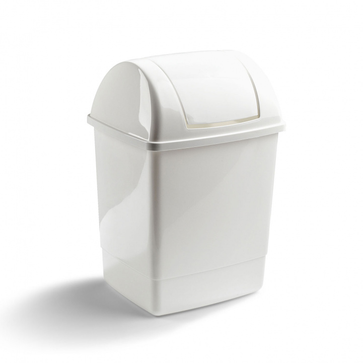 Lid basket 26L White in the group Household & Kitchen / Laundry, Cleaning & Dishes / Cleaning at Campmarket (79047)