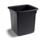 Trash can 20 L Rectangular Black Trash can 20 L Rectangular Black
