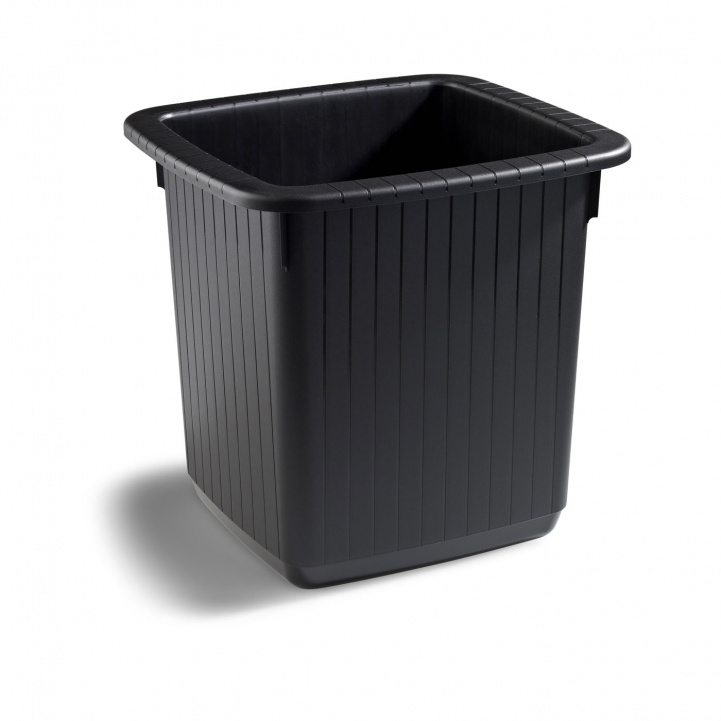 Trash can 20 L Rectangular Black in the group Household & Kitchen / Laundry, Cleaning & Dishes / Cleaning at Campingvaruhuset i Norden AB (79049)