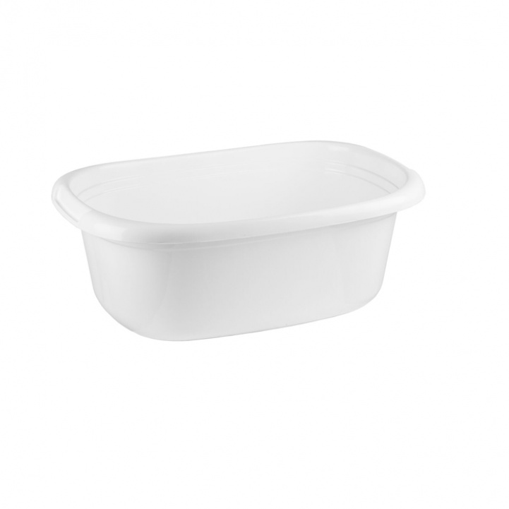 Basin 13L White in the group Household & Kitchen / Laundry, Cleaning & Dishes / Cleaning at Campingvaruhuset i Norden AB (79056)