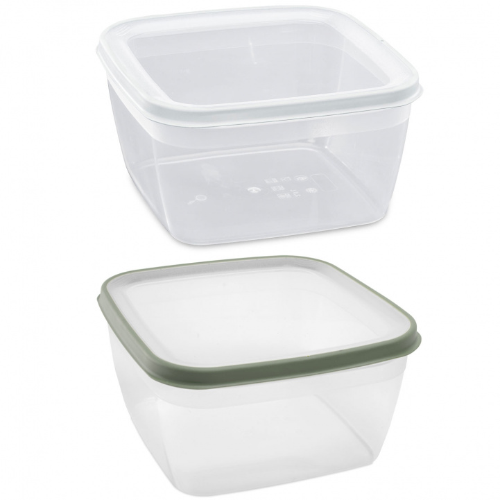 Storage jar 2.5L Square in the group Household & Kitchen / Kitchen accessories / Food & Pantry Storage at Campmarket (79072)