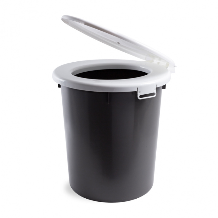 Toilet bucket 35L White/Grey in the group Water & Sanitation / Toilet / Camping toilet / Portable Toilets at Campingvaruhuset i Norden AB (79074)