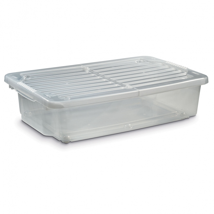 Storage box M Wheels 55L Transparent in the group Home & Interior / Storage at Campingvaruhuset i Norden AB (79106)