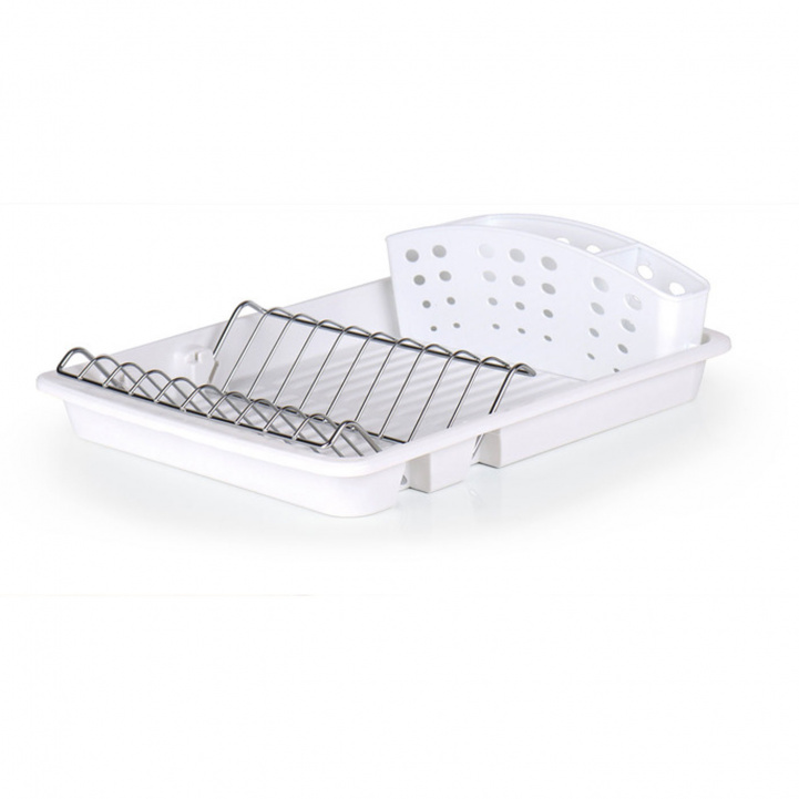Camp4 Dish Rack 42x32cm White in the group Household & Kitchen / Laundry, Cleaning & Dishes / Dish rack at Campingvaruhuset i Norden AB (79218)