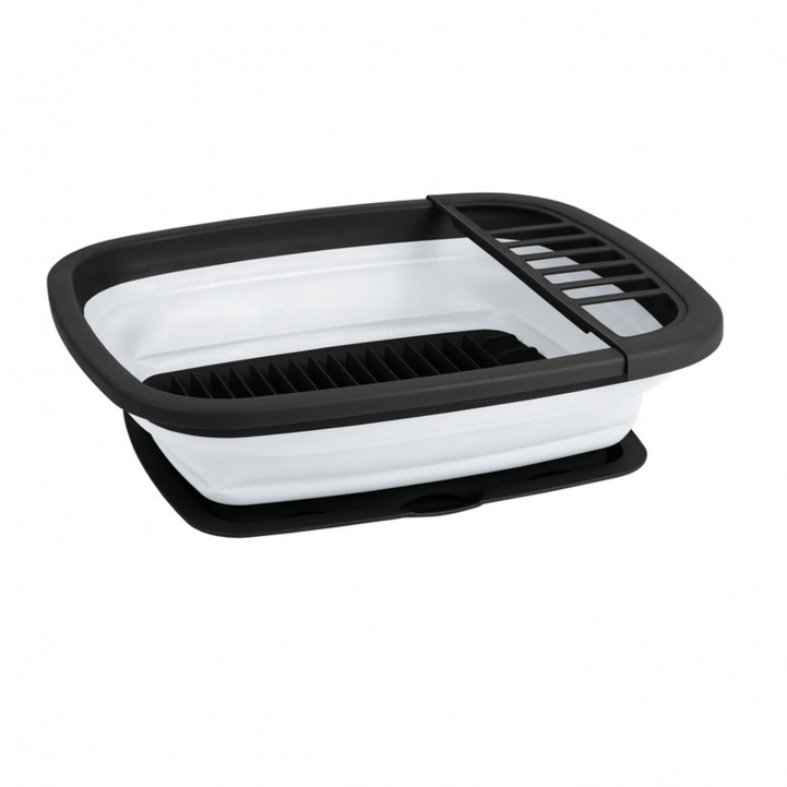 Camp4 Collapsible Dish Basin Stand White-Grey with Tray in the group Household & Kitchen / Laundry, Cleaning & Dishes / Dish basins at Campingvaruhuset i Norden AB (79219)