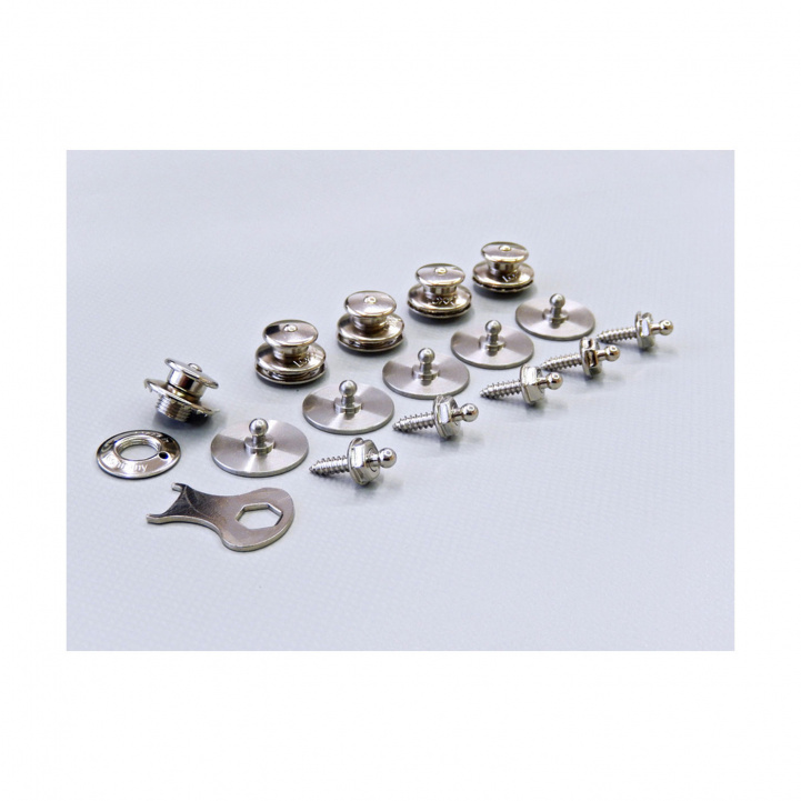 Loxx 5-Pack Security Pressure Locks with Counterpart in the group Caravan & Motorhome / Textile rugs & Covers / Insulation mats / Accessories at Campingvaruhuset i Norden AB (79267)