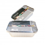 Aluminium Dish 7 dl with Lid 4-pack