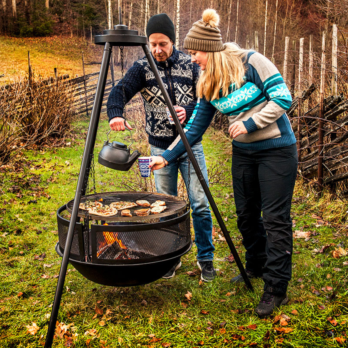 Sunwind Fire Pit Jette in the group Household & Kitchen / Grills / Other grills at Campmarket (79383)