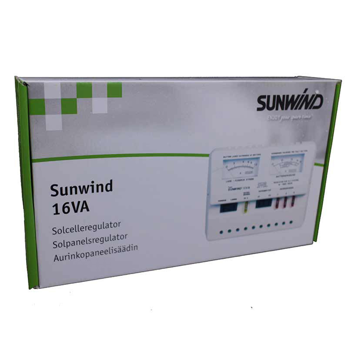 Sunwind Solar Cell Regulator Sunwind 16VA in the group Caravan & Motorhome / Electronics / Solar panels / Solar charge controllers / PWM at Campingvaruhuset i Norden AB (79391)