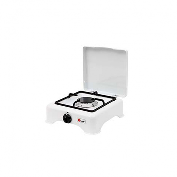 Sunwind Gas Stove Parker - 1-Burner, White in the group Household & Kitchen / Kitchen appliances / Gas stove at Campingvaruhuset i Norden AB (79406)