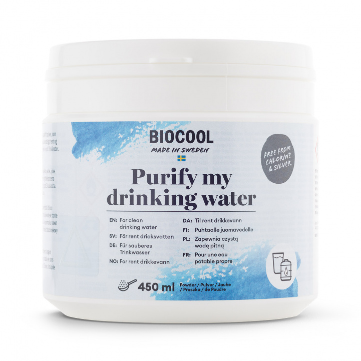 Biocool Purify My Drinking Water Granules in the group Water & Sanitation / Chemicals & Accessories / Disinfection Drinking Water Tank at Campingvaruhuset i Norden AB (79491)