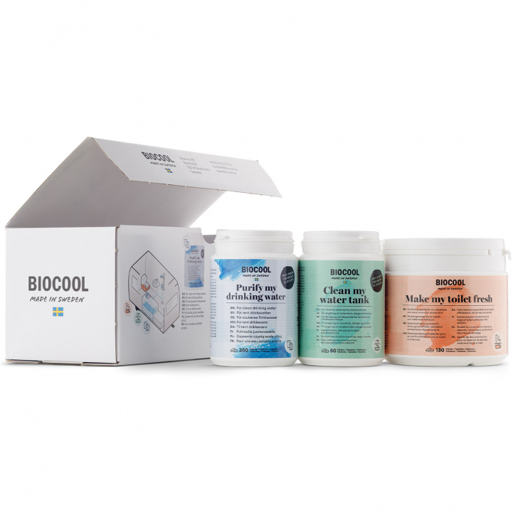Biocool Starter Kit in the group Water & Sanitation / Chemicals & Accessories / Toilet/Tank cleaning & Accessories at Campmarket (79494)