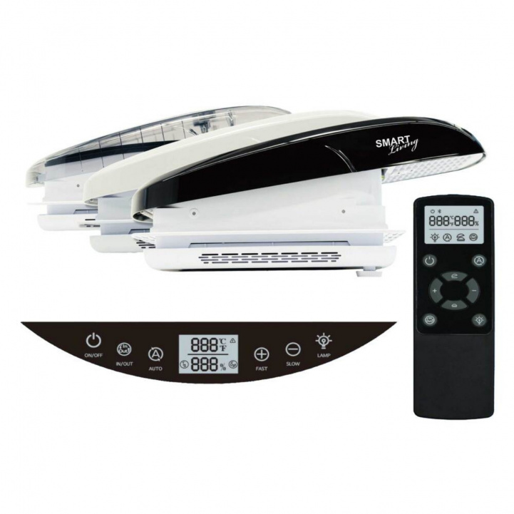 Smart Living Roof Fan 40x40 in the group Caravan & Motorhome / Body / Sunroofs / Hatches 40*40cm at Campingvaruhuset i Norden AB (79683)