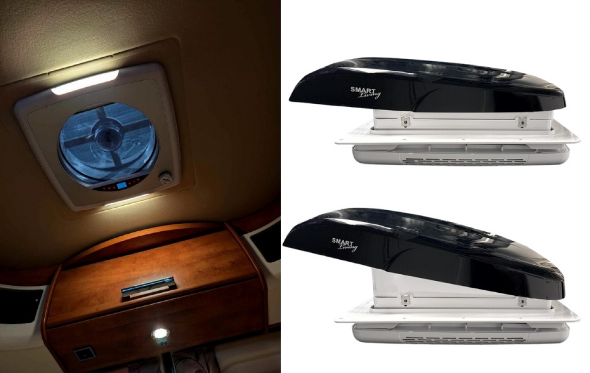 Smart Living Roof Fan 40x40 in the group Caravan & Motorhome / Body / Sunroofs / Hatches 40*40cm at Campingvaruhuset i Norden AB (79683)