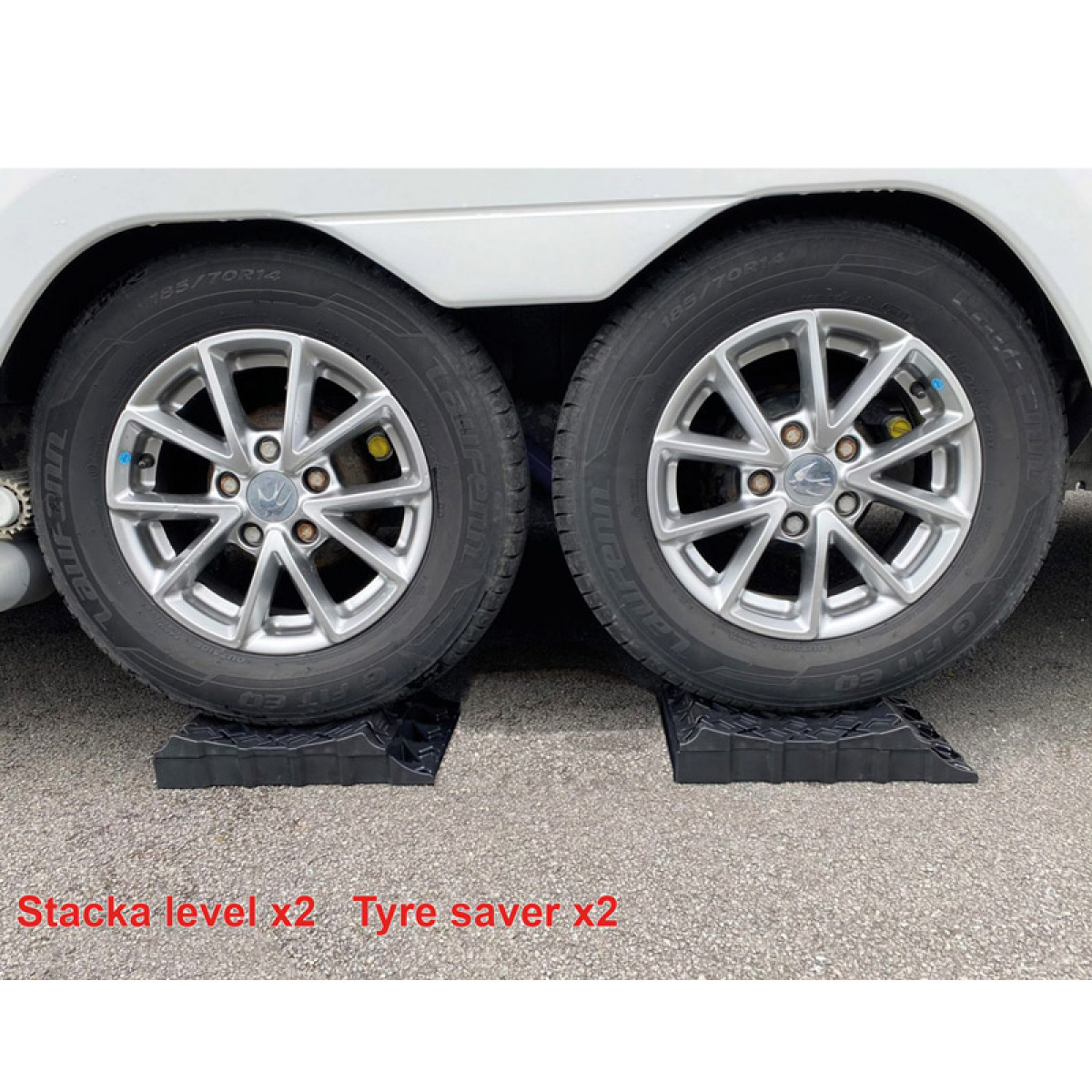Milenco Leveling Blocks Stacka Level 9 Twin in the group Caravan & Motorhome / Chassis / Level blocks at Campingvaruhuset i Norden AB (79714)