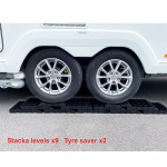 Milenco Leveling Blocks Stacka Level 9 Twin Milenco Leveling Blocks Stacka Level 9 Twin