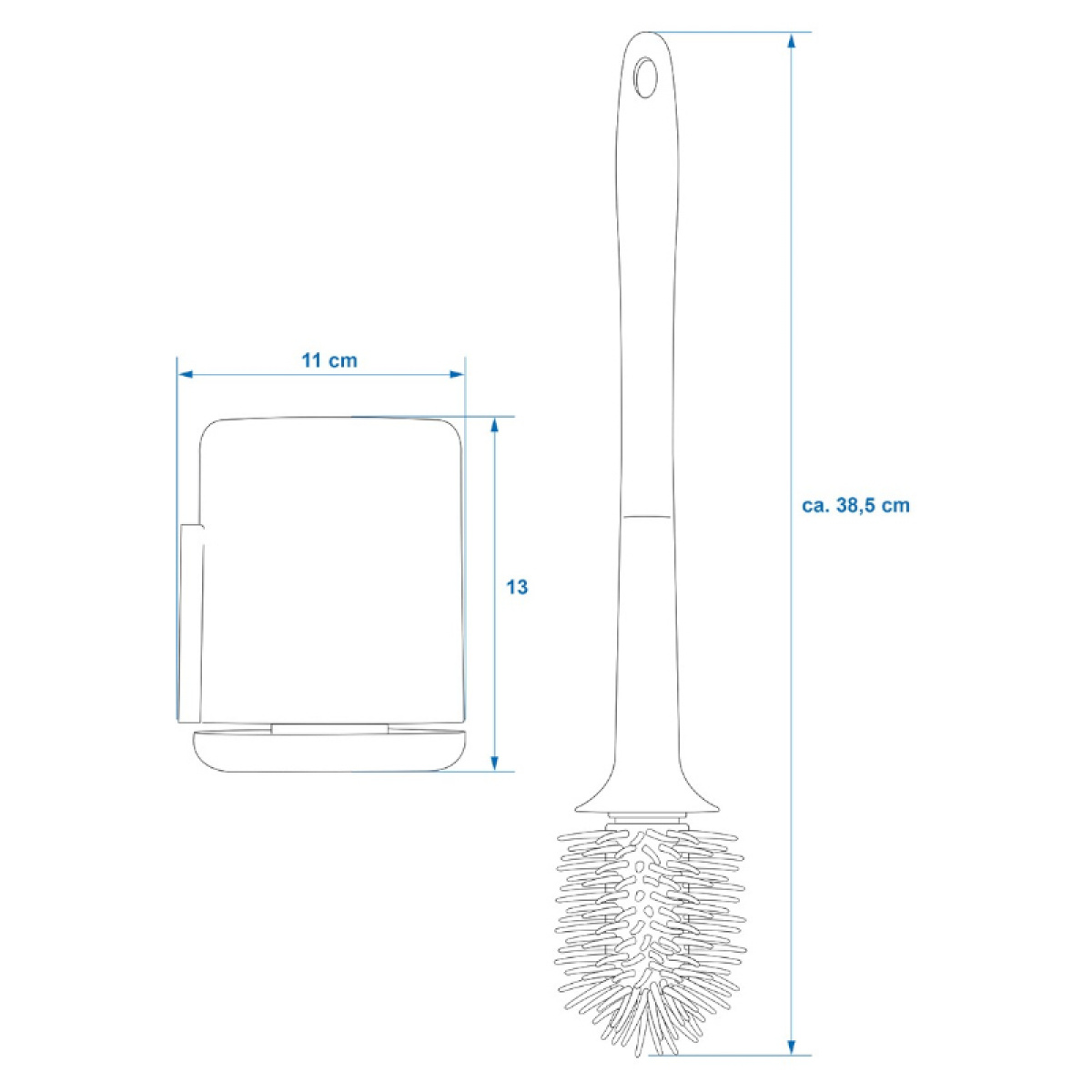 ProPlus Toilet Brush Silicone in the group Water & Sanitation / Toilet / Camping toilet / Accessories for Camping Toilets at Campingvaruhuset i Norden AB (79733)