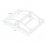 ProPlus Support Leg Foot Jumbo Set of 4 pcs ProPlus Support Leg Foot Jumbo Set of 4 pcs