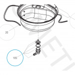 Dometic Drain Fitting For Washbasin CE2000