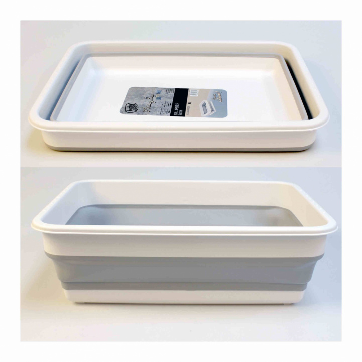 Collapsible Basin 37x27cm in the group Household & Kitchen / Laundry, Cleaning & Dishes at Campmarket (79779)