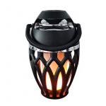Flaming lamp with Bluetooth speaker