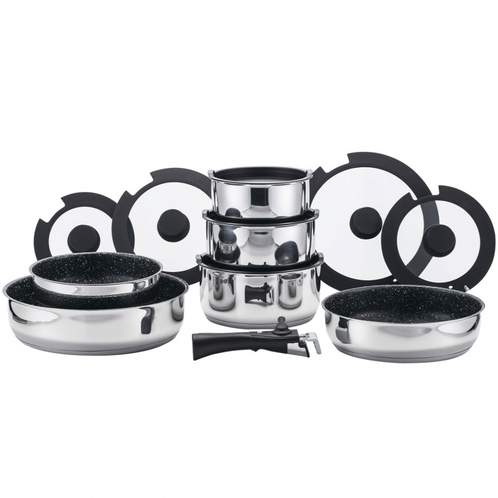 Royal Camping Cookware Set 8 Pieces in the group Household & Kitchen / Kitchen accessories / Pots and Pans at Campingvaruhuset i Norden AB (80007)