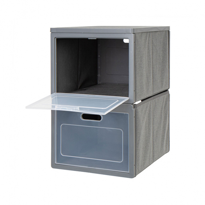 Storage box Foldable 2-sections in the group Home & Interior / Storage at Campingvaruhuset i Norden AB (80187)