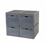 Storage box Foldable 4-sections