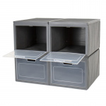 Storage box Foldable 4-sections