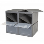 Storage box Foldable 4-sections