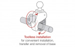 RAM Mounts Clamp with Ball RAM Mounts Clamp with Ball