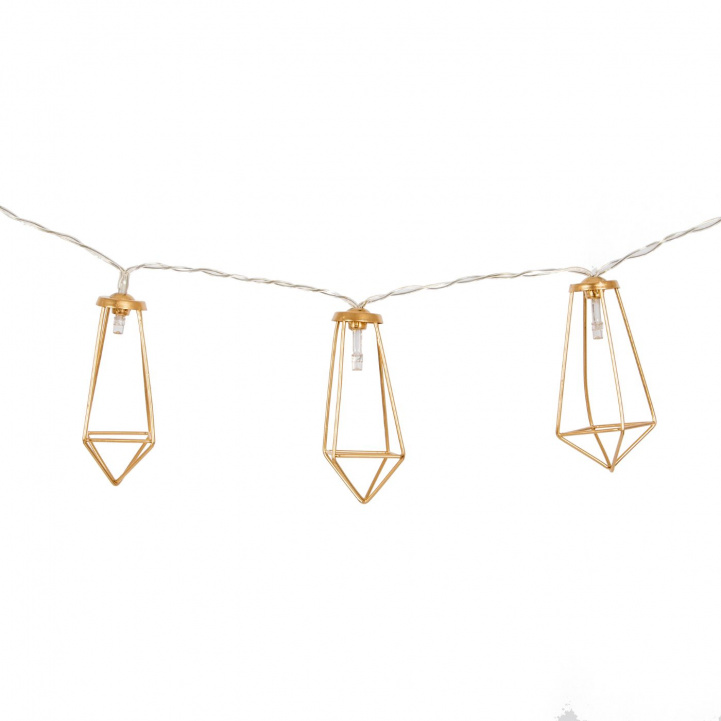 Light String Galvin Gold 125 cm in the group Home & Interior / Lighting & Lanterns at Campingvaruhuset i Norden AB (80247)