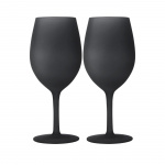 Wine Glass Black Satin 60 cl - 2p