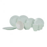 Gimex Melamine Service Pastel Mint 16 pieces Gimex Melamine Service Pastel Mint 16 pieces