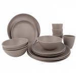 Melamine tableware Hoxton Beige 16 pieces